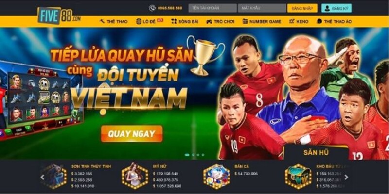 Five88 là một trong những nhà cái cá cược hàng đầu tại Việt Nam